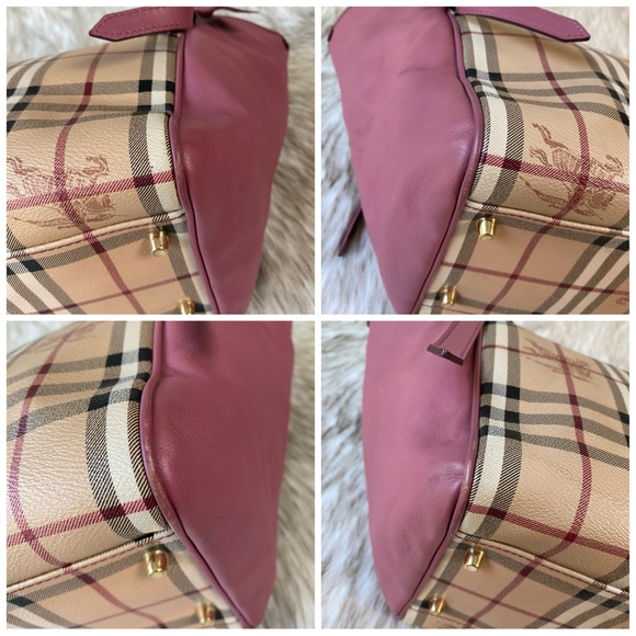 Burberry Haymarket Bows Canter Panel Tote - Picture 6 of 15